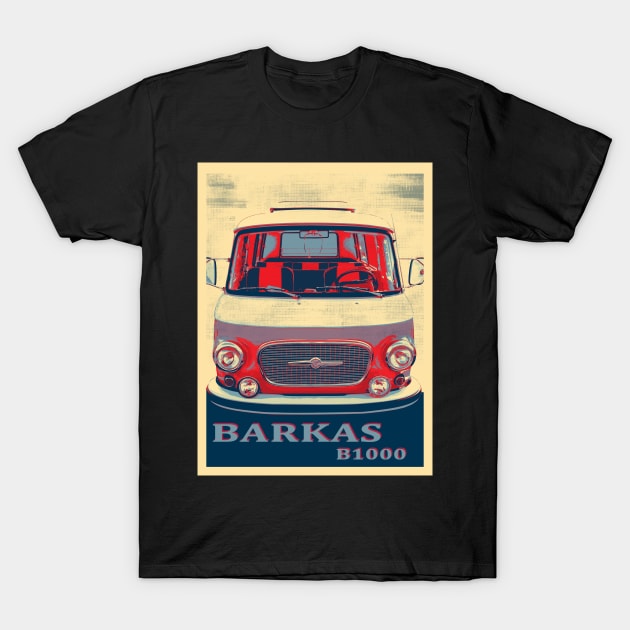 GDR Van - Barkas B1000 T-Shirt by hottehue